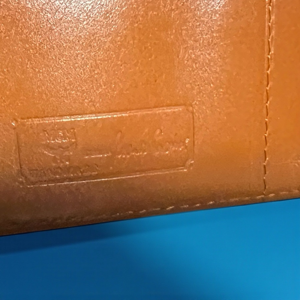 MCM Cognac Visetos Bifold Wallet - Picture 7 of 9